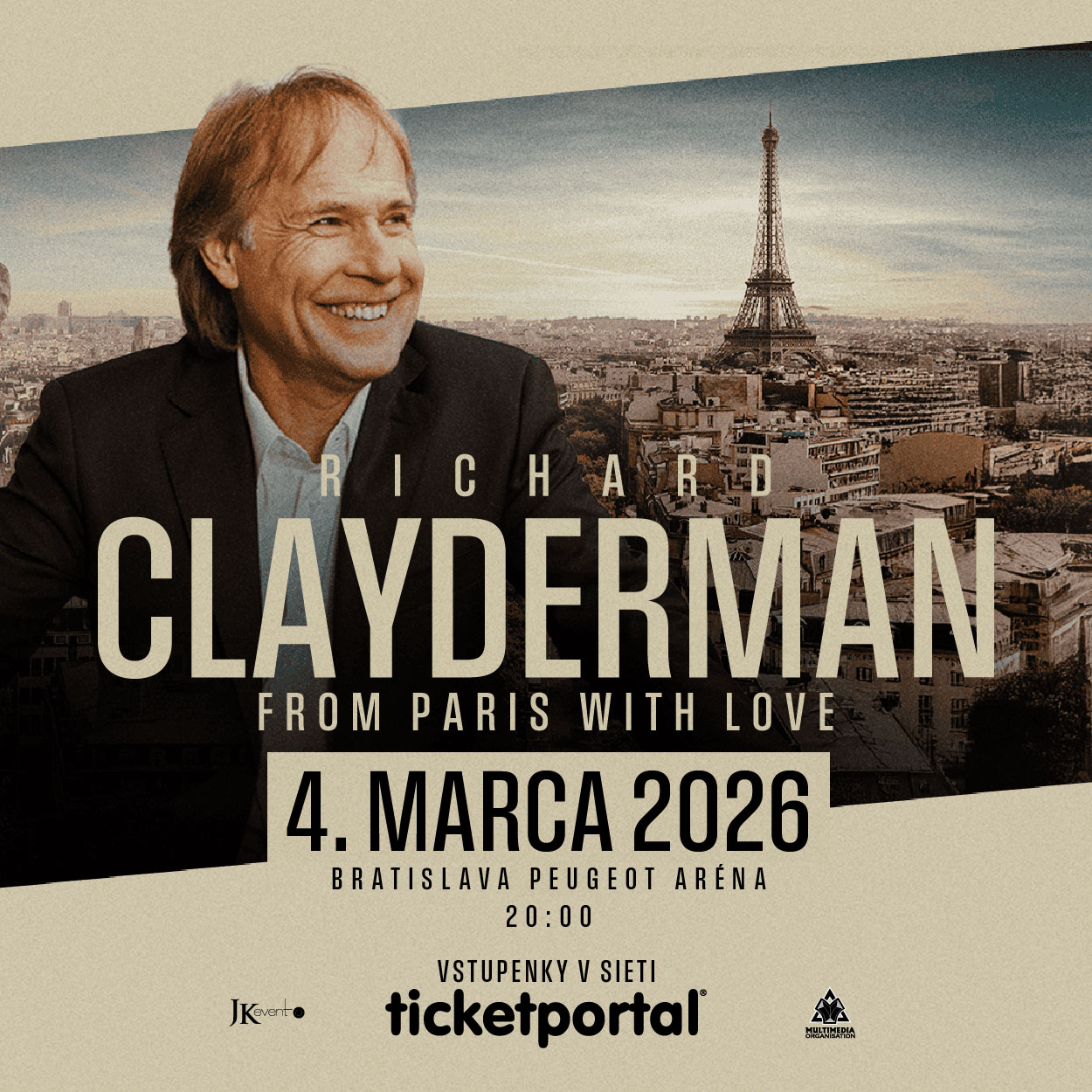 RICHARD CLAYDERMAN – From Paris with Love - Bratislava
